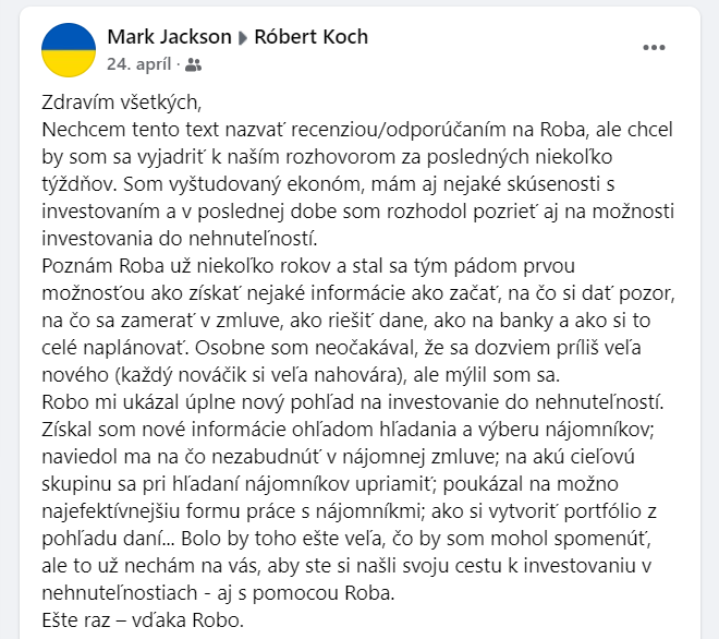 Investičné nehnuteľnosti pasívny príjem